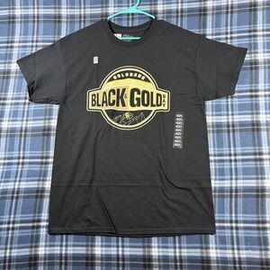 Blue 84 Colorado Buffaloes Black & Gold Day T-Shirt Men Large Folsom Field 100yr